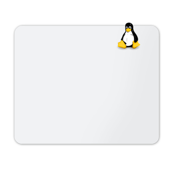 Podložka pod myš s potiskem Podložka pod myš Tux z lásky